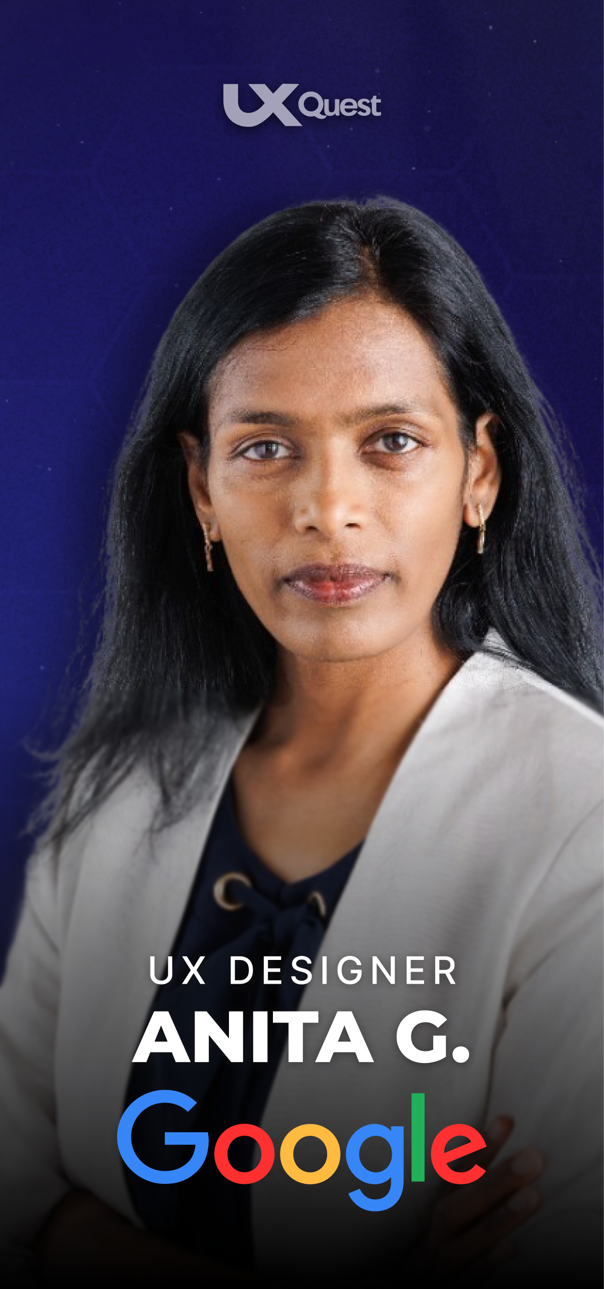 Anita Grandhi - Designer sênior e instrutora de workshop na UX Quest